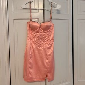 Sexy and girly mini dress with rhinestones - Oh Polly